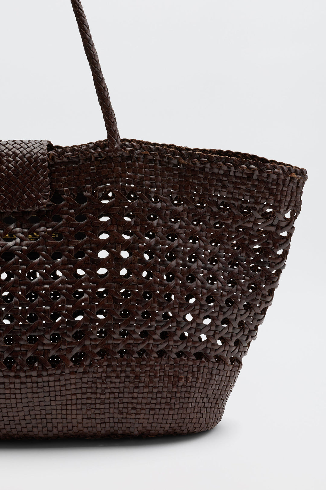 Lucine Leather Bag- Dark Brown