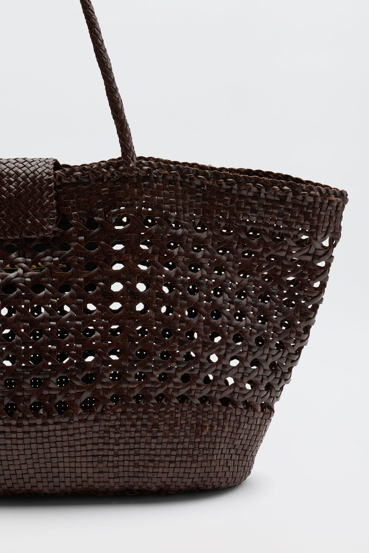 Lucine Leather Bag- Dark Brown