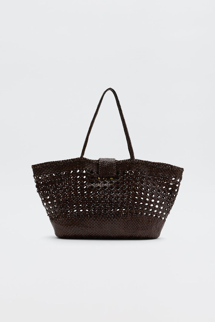 Lucine Leather Bag- Dark Brown