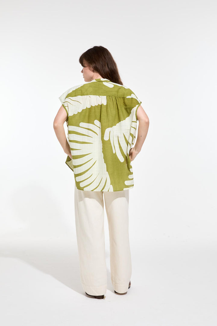 Adele Palma Top - Khaki