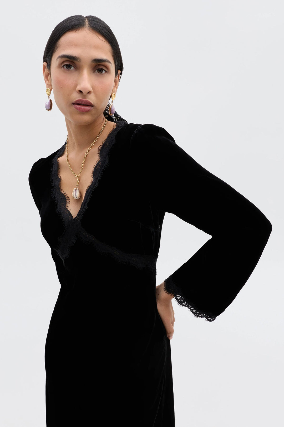 Alessi Midi Dress - Black