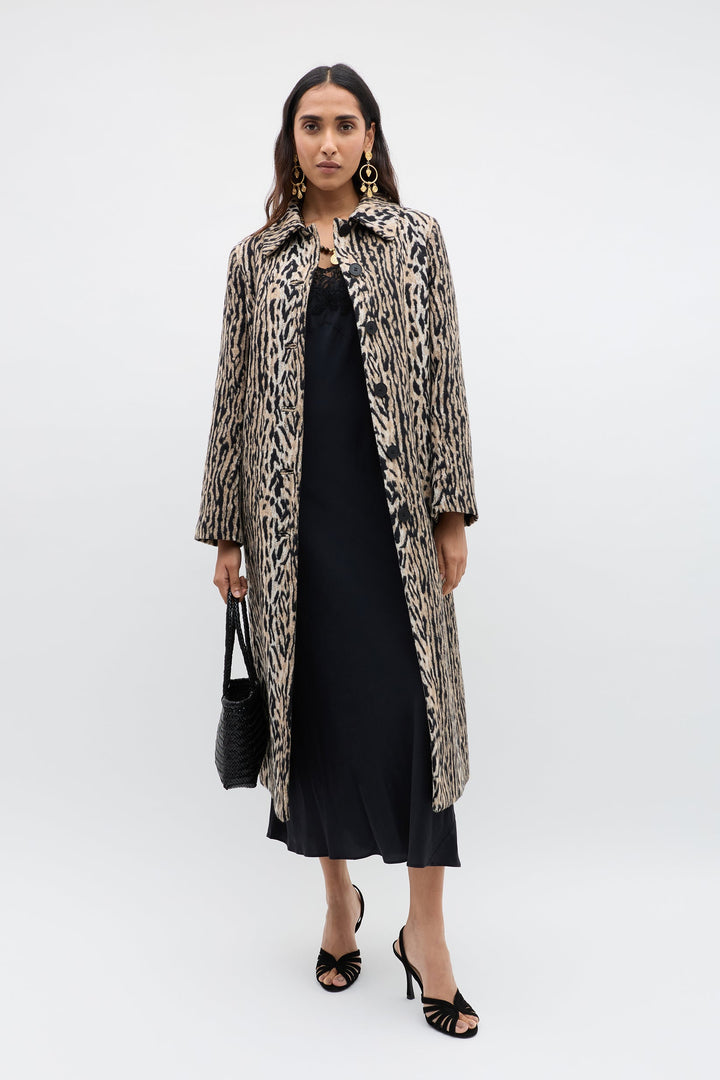 Milly Coat - Bohemia Leopard