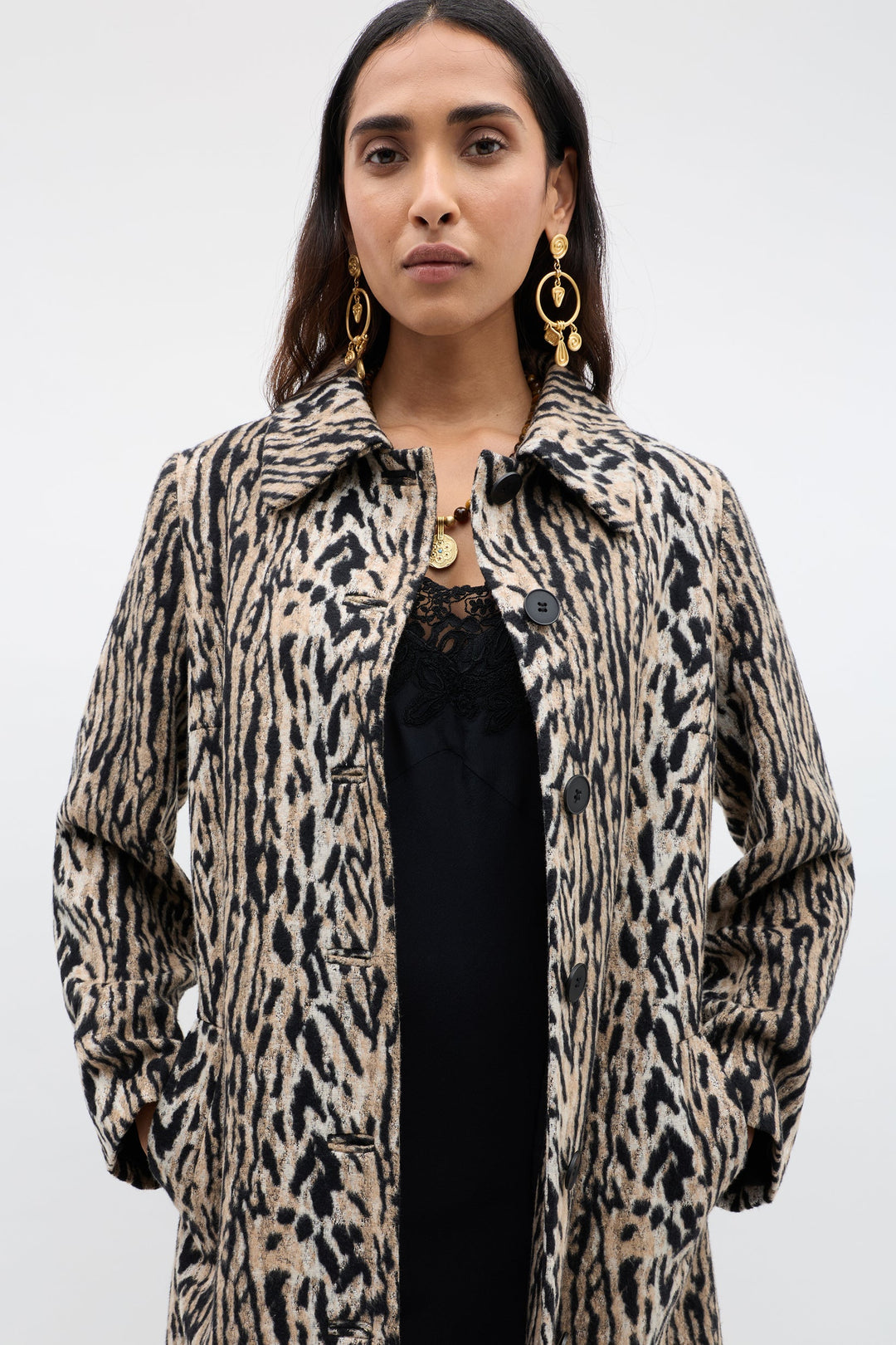 Milly Coat - Bohemia Leopard