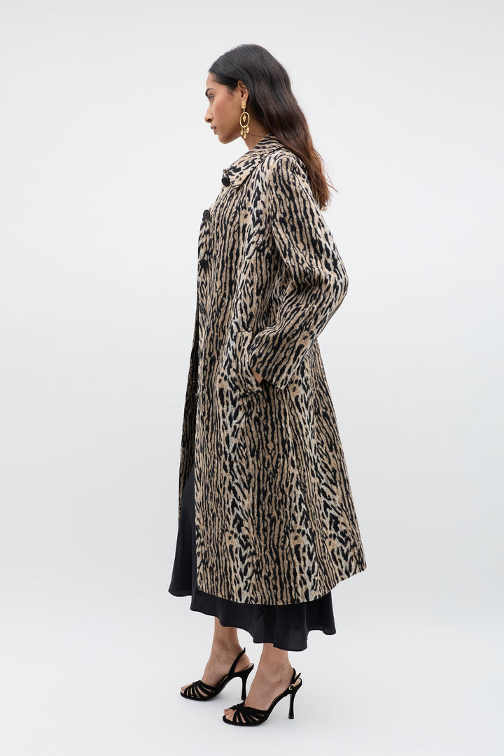Milly Coat - Bohemia Leopard
