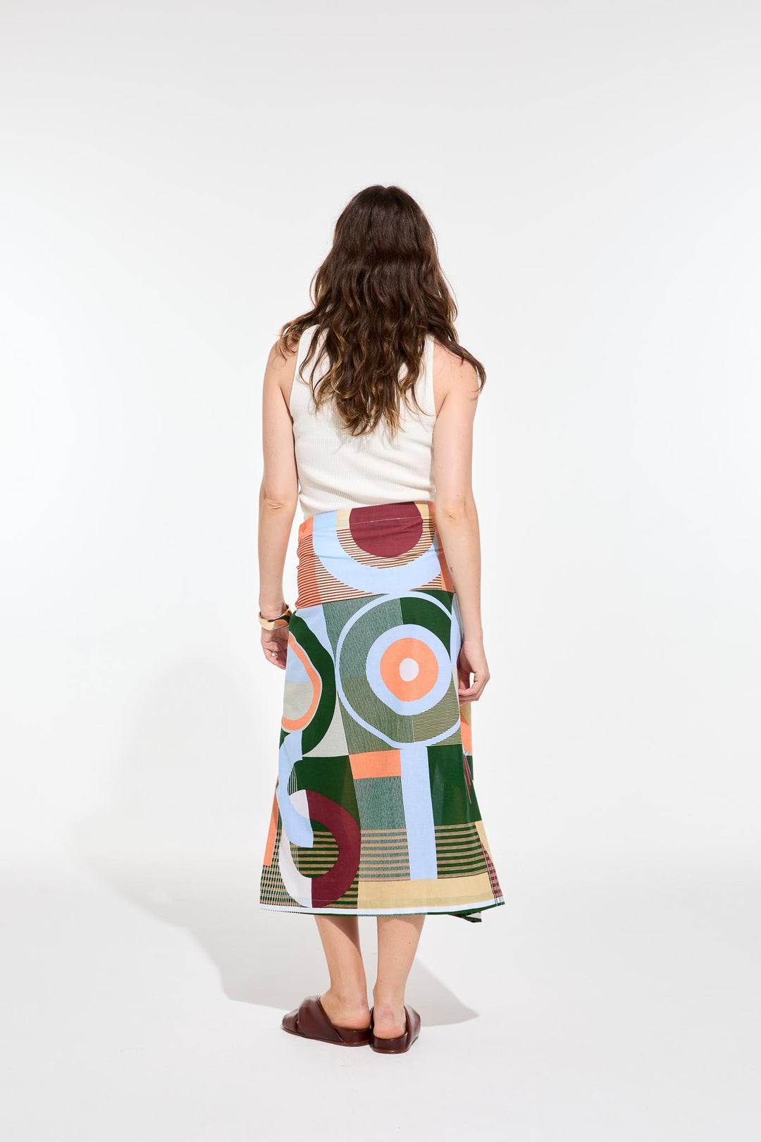 Olga Reve Ta Poesie Skirt - Coral Cloud - Frontiers Woman