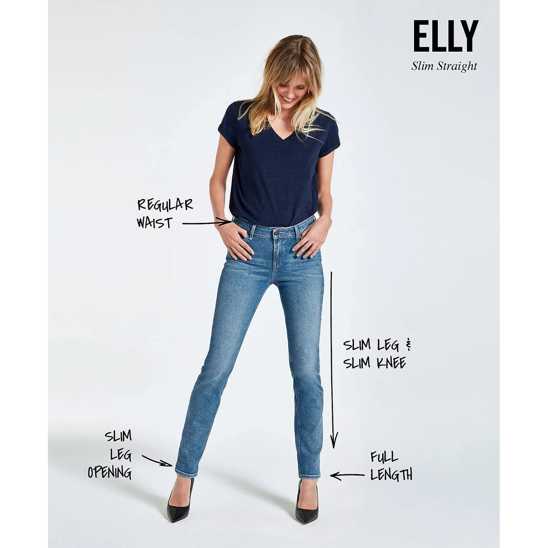 Elly Slim Straight Jeans - Night Sky