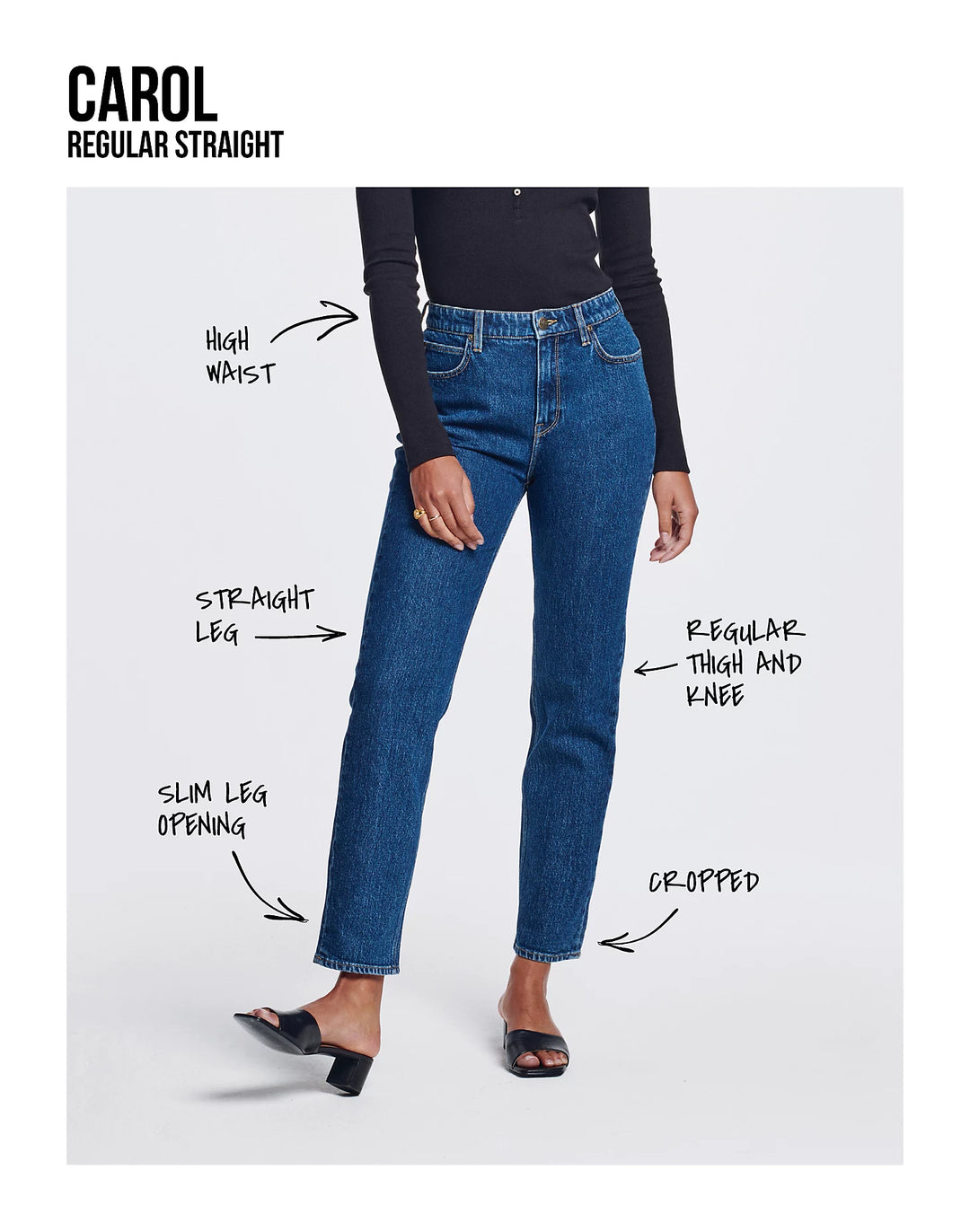 Carol Jeans - Rock - Regular Straight