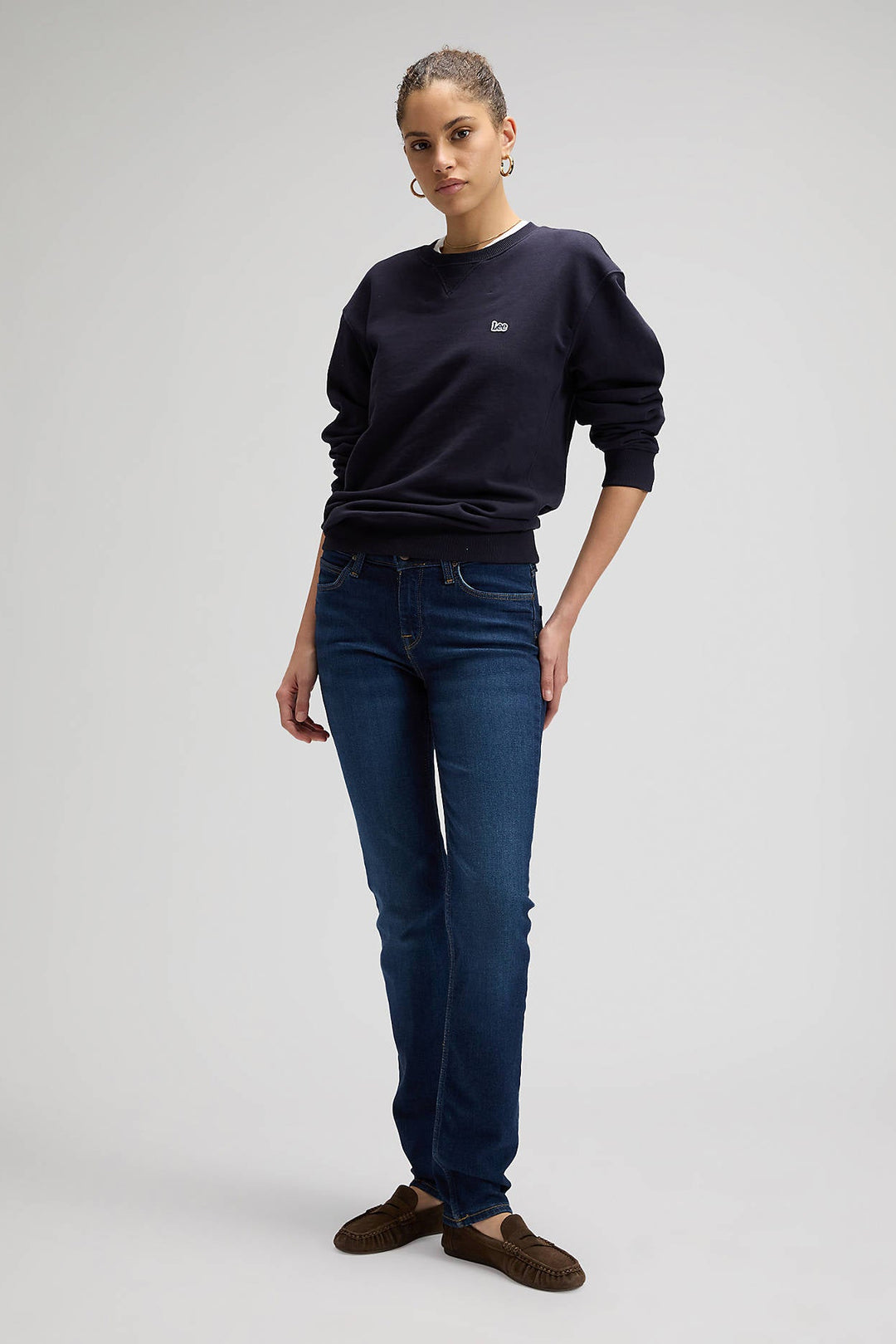 Marion Straight Jeans - Rain Falls - Frontiers Woman