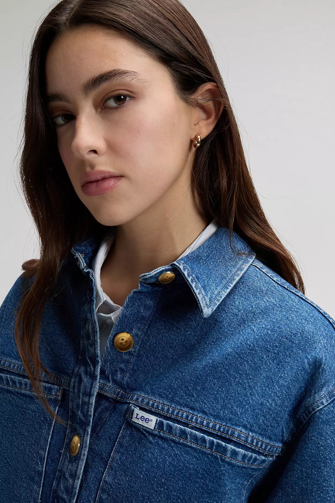 Workwear Relaxed Utility Overshirt - Sticking Point - Frontiers Woman