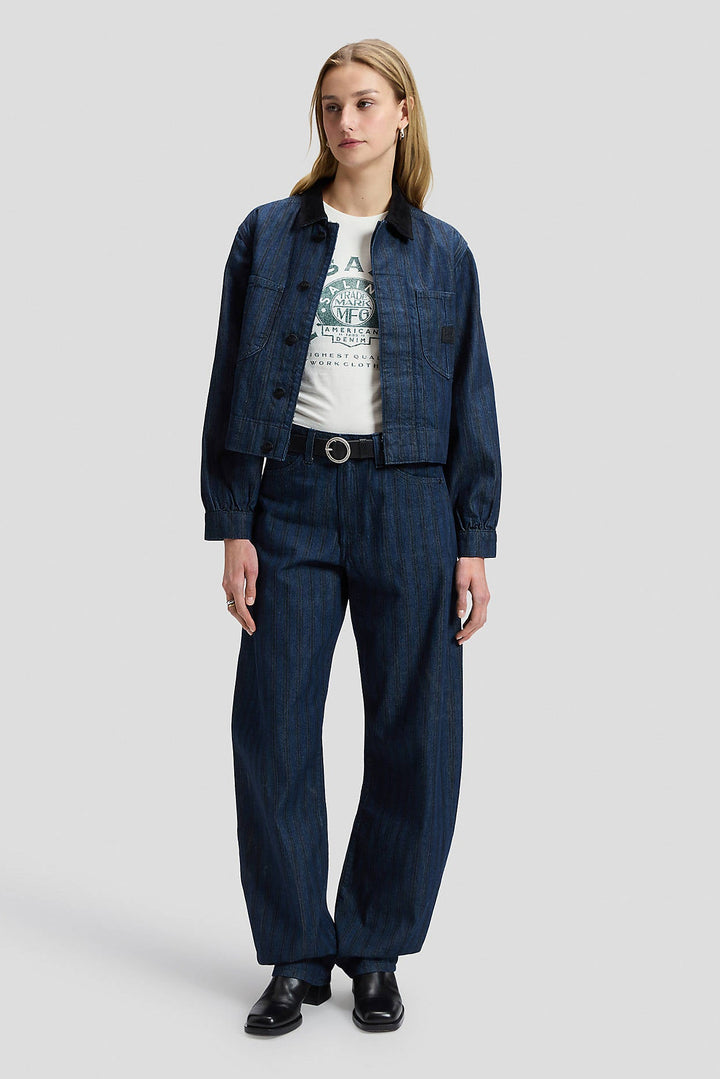 Denim Balloon Trousers - Hickory Rinse