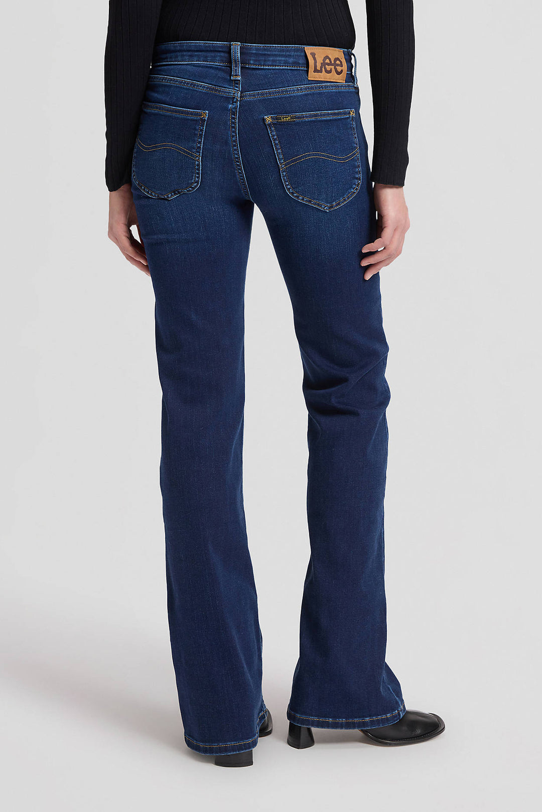 Lana Mid Rise Bootcut Jean - Eternal Blue