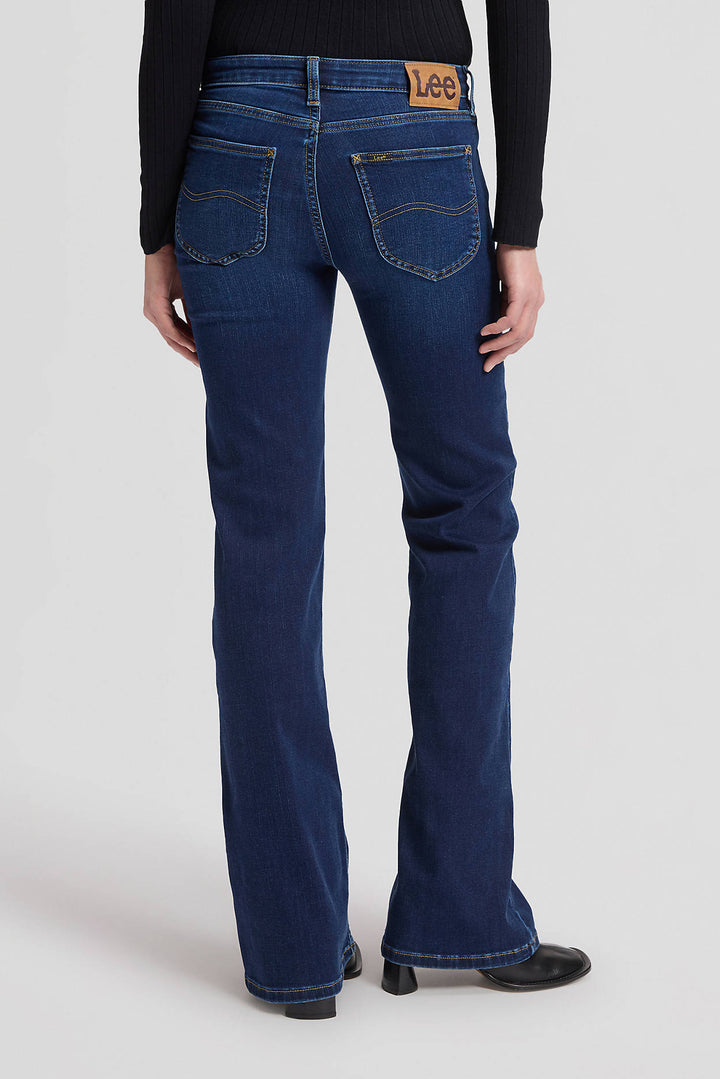 Lana Mid Rise Bootcut Jean - Eternal Blue