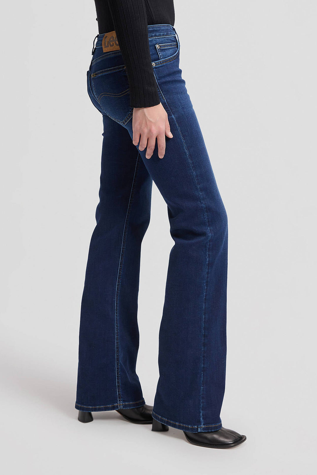 Lana Mid Rise Bootcut Jean - Eternal Blue