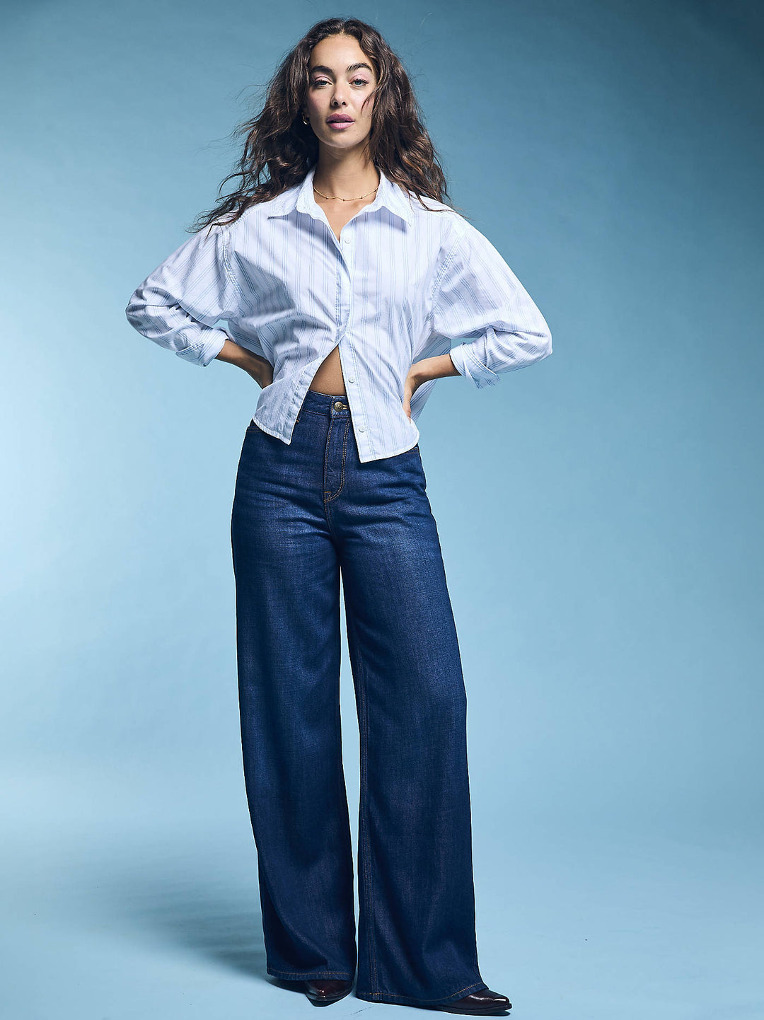 Stella Wide Leg - Dark Navy