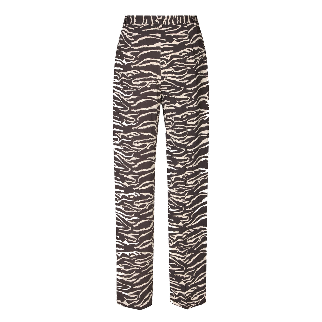 Naima Trousers - Black Whisper Zebra