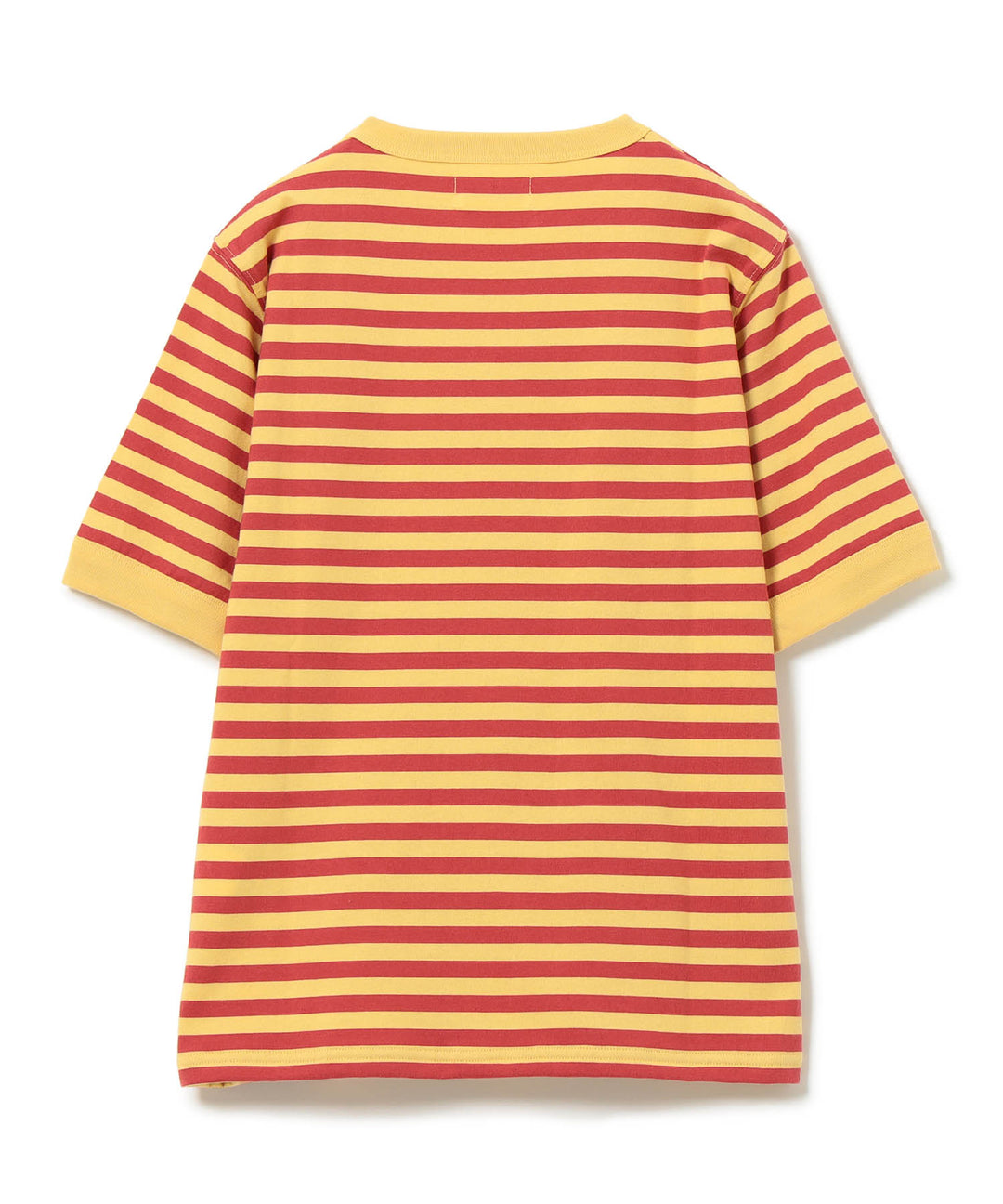 Striped Binder Short Sleeve T-Shirt - Yellow - Frontiers Woman