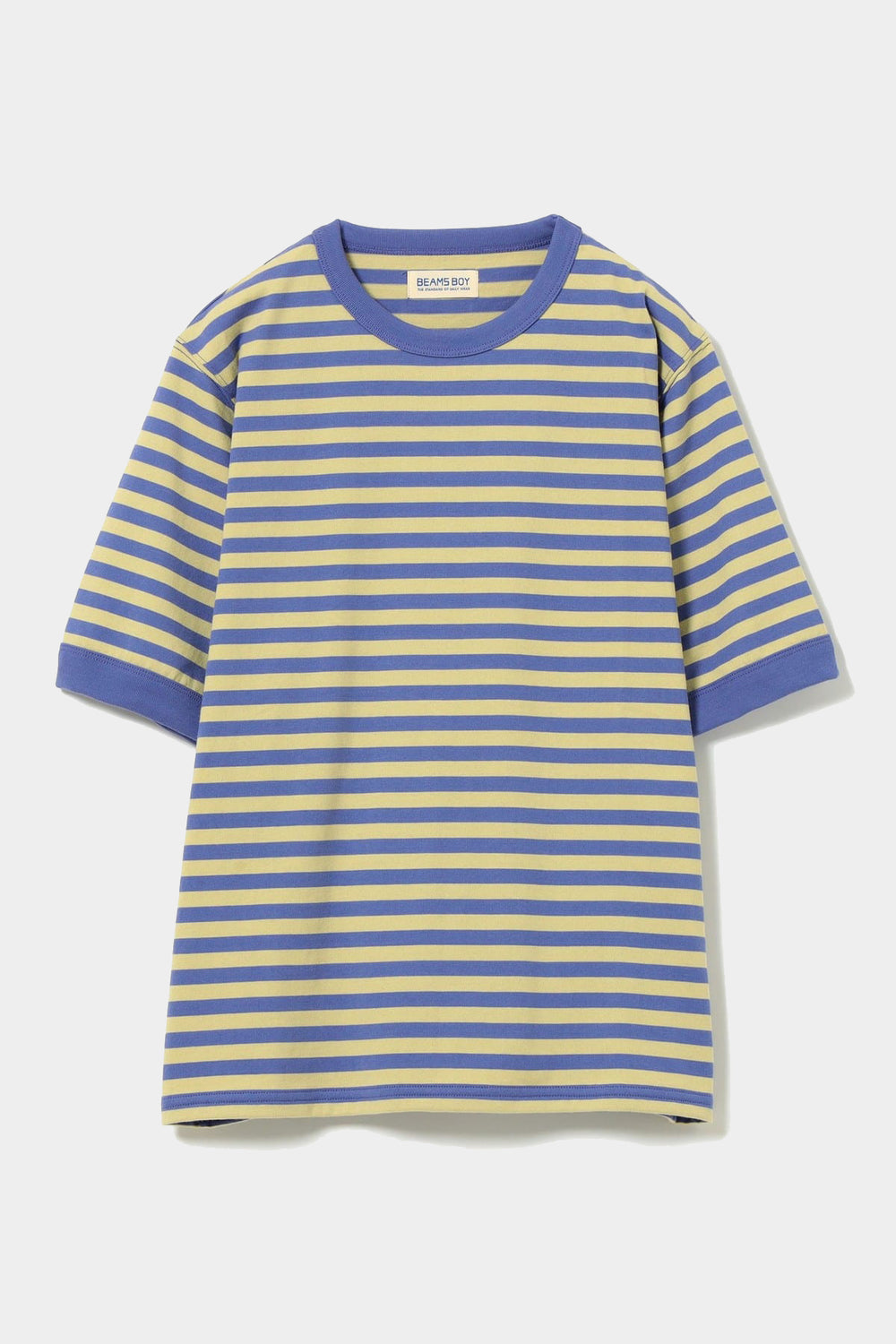 Striped Binder Short Sleeve T-Shirt - Purple - Frontiers Woman