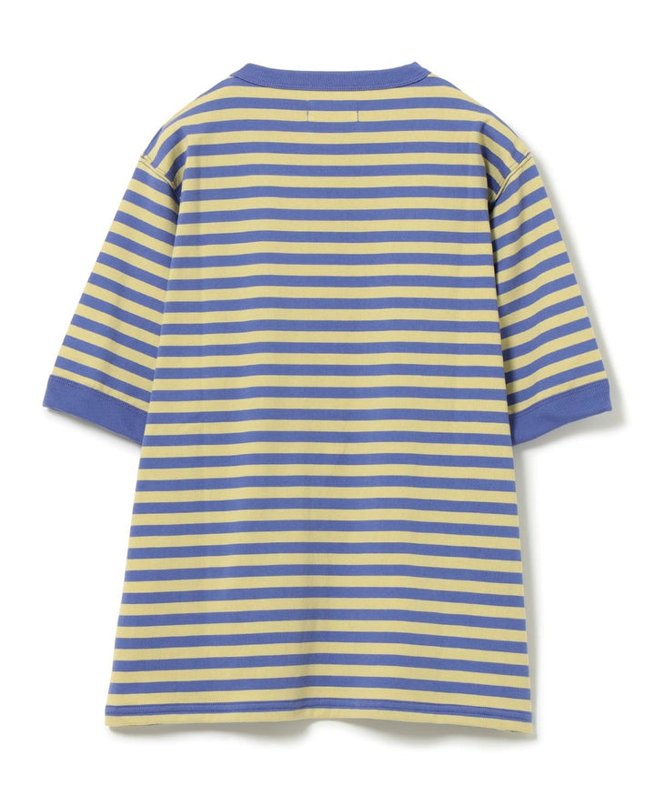 Striped Binder Short Sleeve T-Shirt - Purple - Frontiers Woman