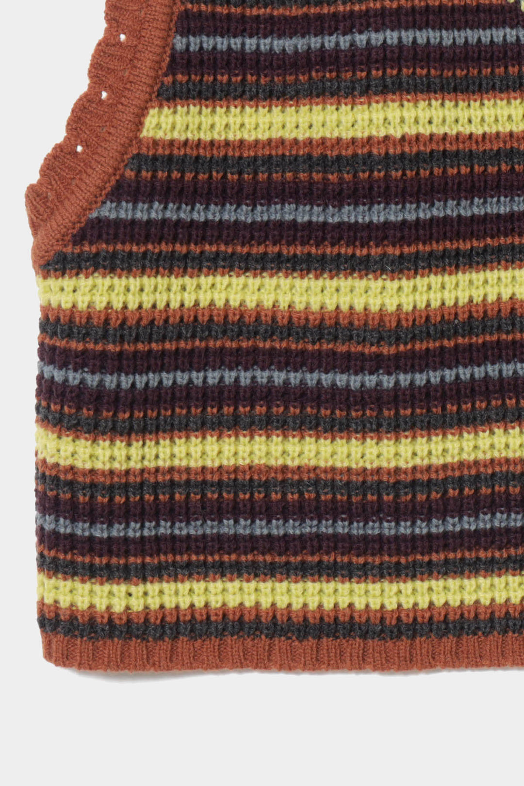 Multi Striped Vest - Light Blue