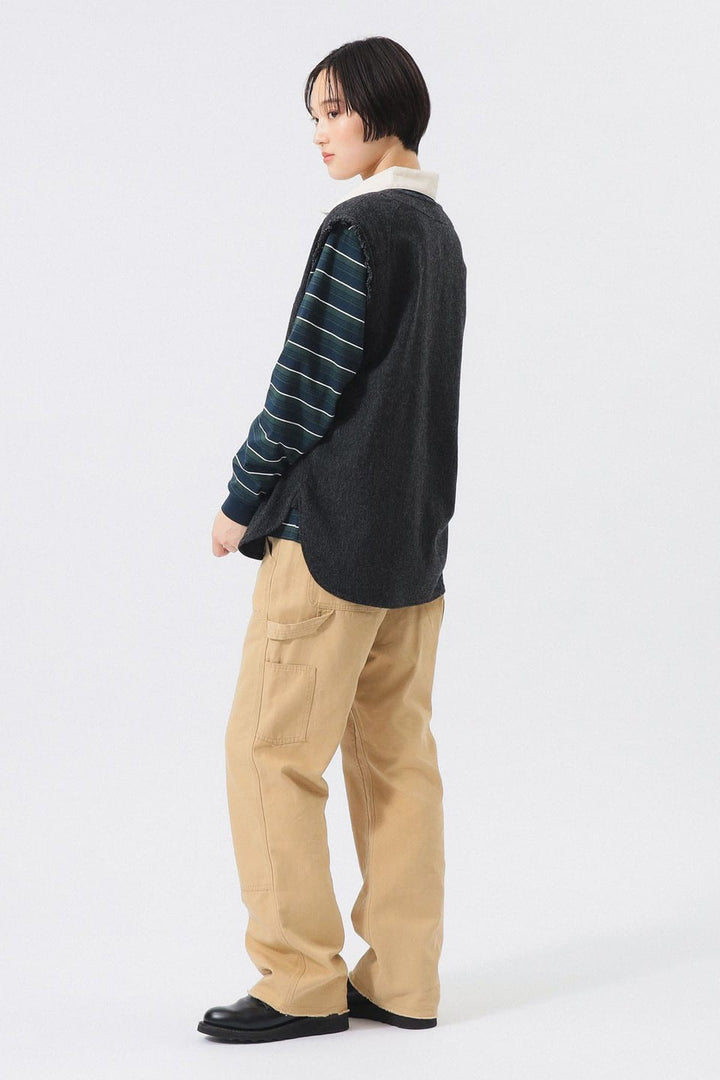 Baseball Vest - Charcoal