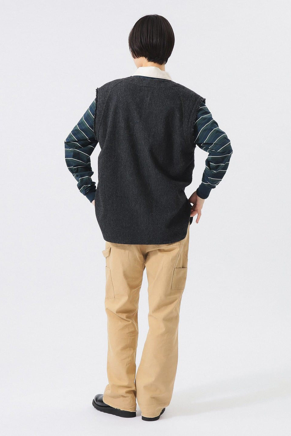 Baseball Vest - Charcoal