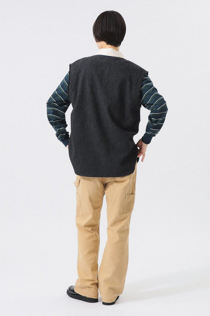 Baseball Vest - Charcoal