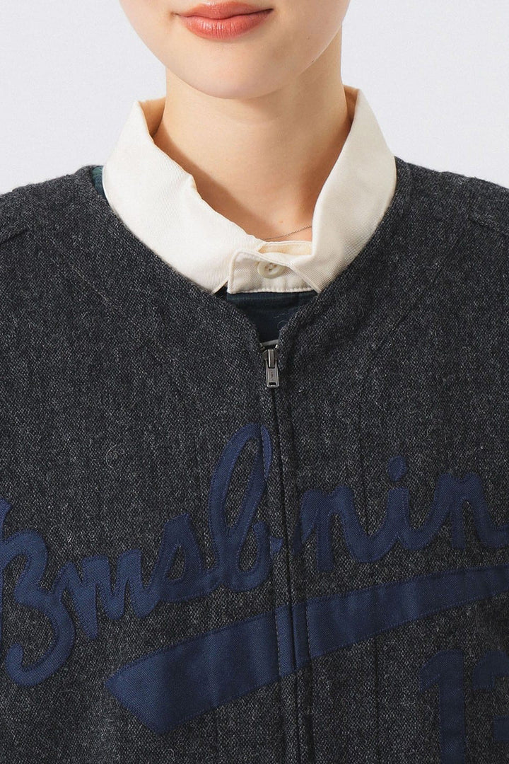 Baseball Vest - Charcoal