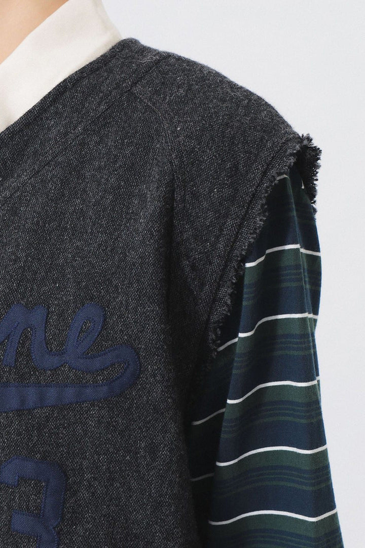 Baseball Vest - Charcoal