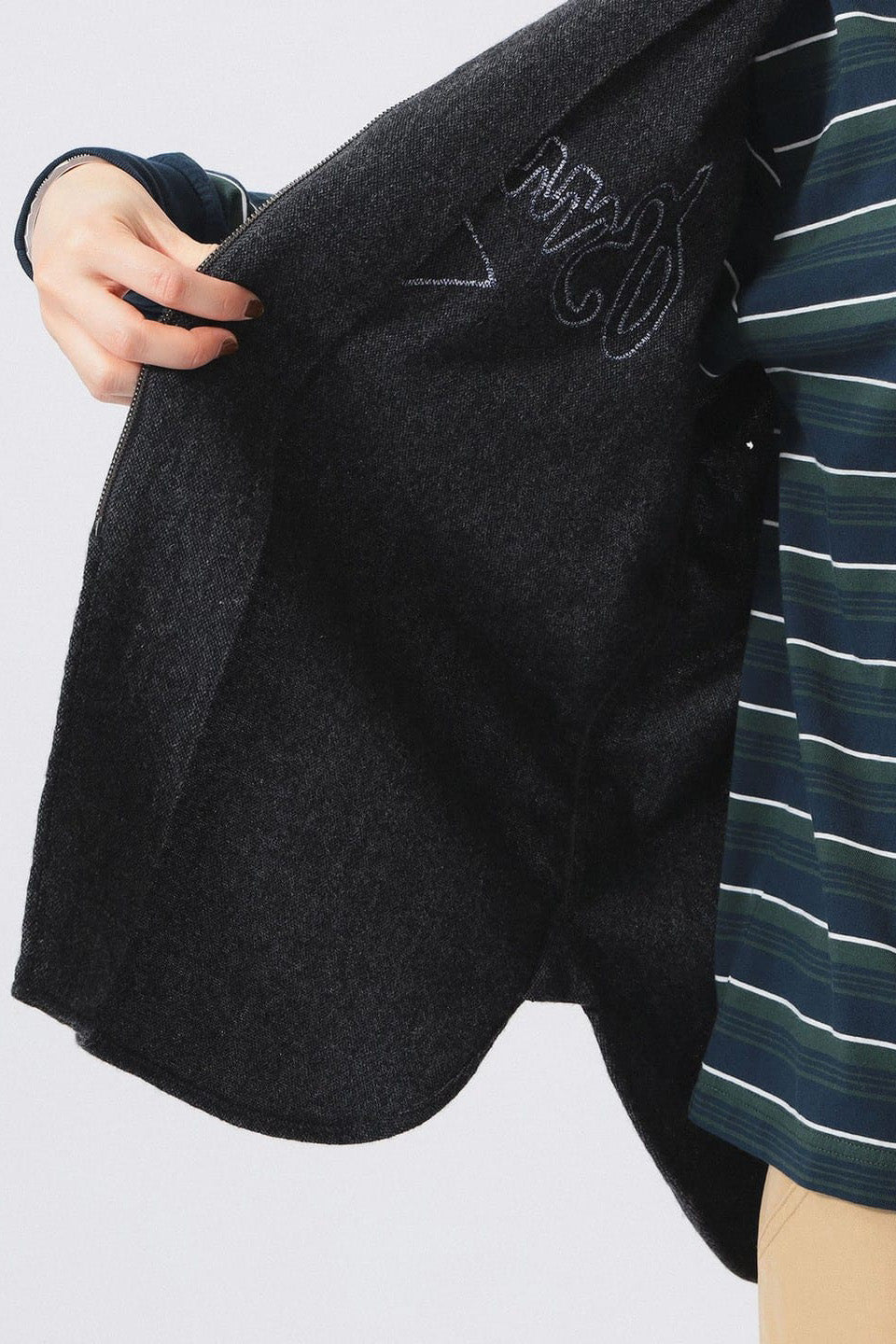 Baseball Vest - Charcoal