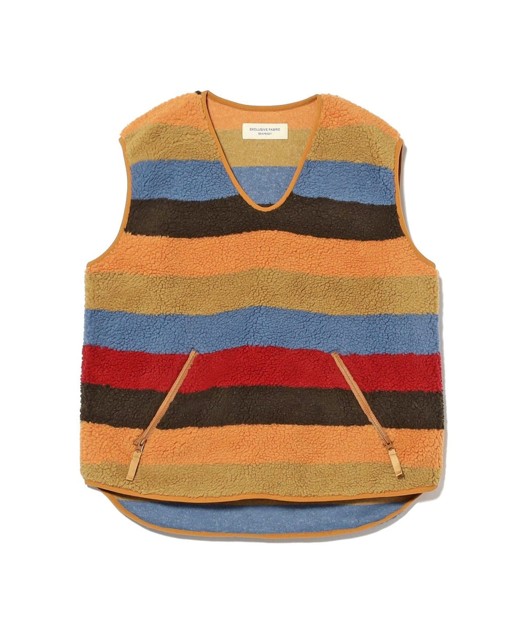 Boy Jacquard Boa Pullover Vest - Multi