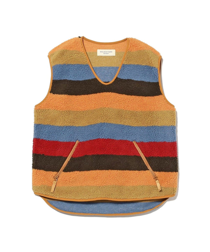 Boy Jacquard Boa Pullover Vest - Multi