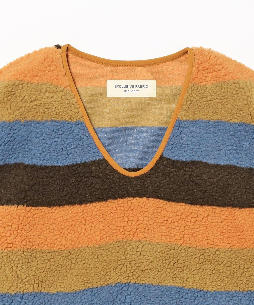Boy Jacquard Boa Pullover Vest - Multi