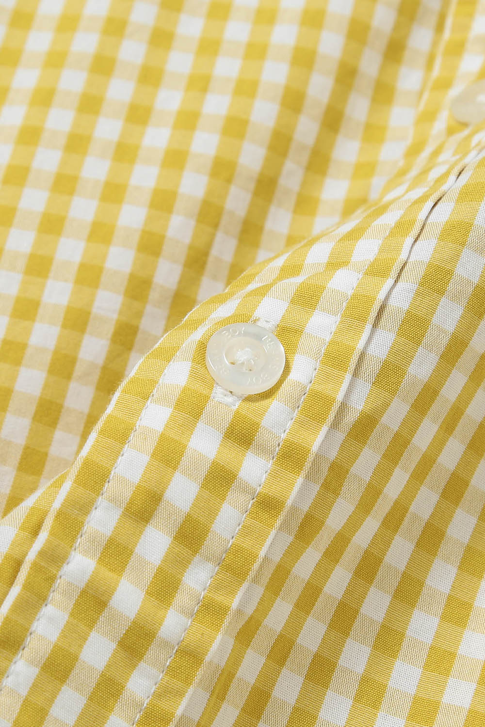 Gingham Check B.D Shirt - Yellow