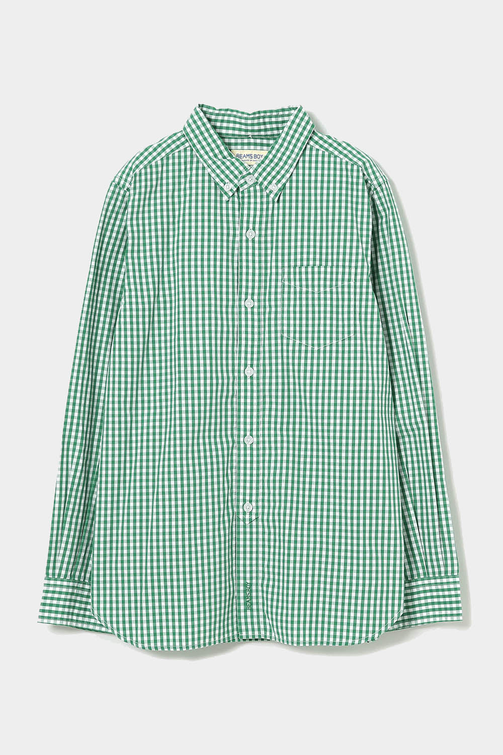 Gingham Check B.D Shirt - Green