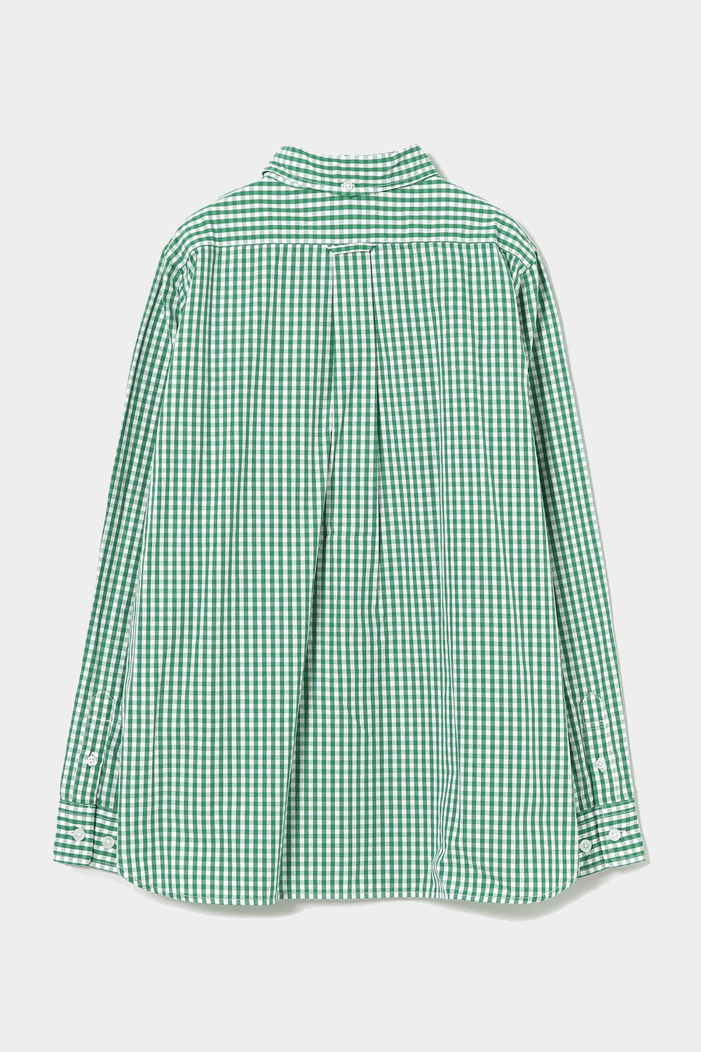 Gingham Check B.D Shirt - Green