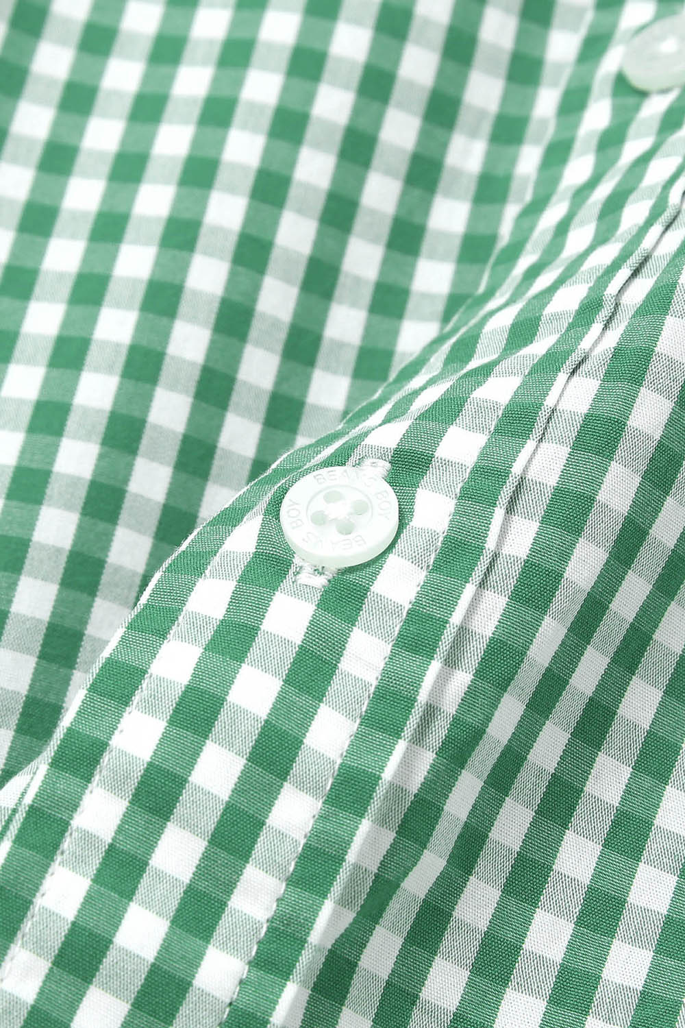 Gingham Check B.D Shirt - Green