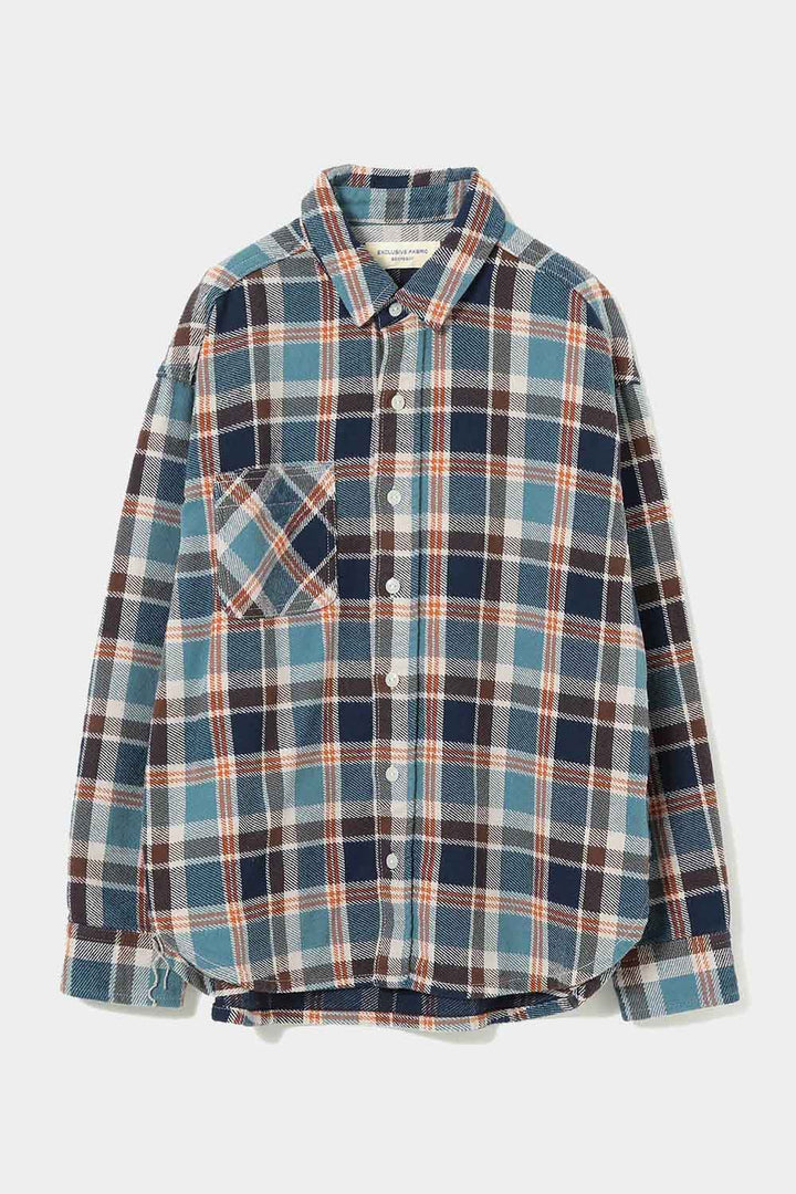 Boy Workcheck Shirt - Blue