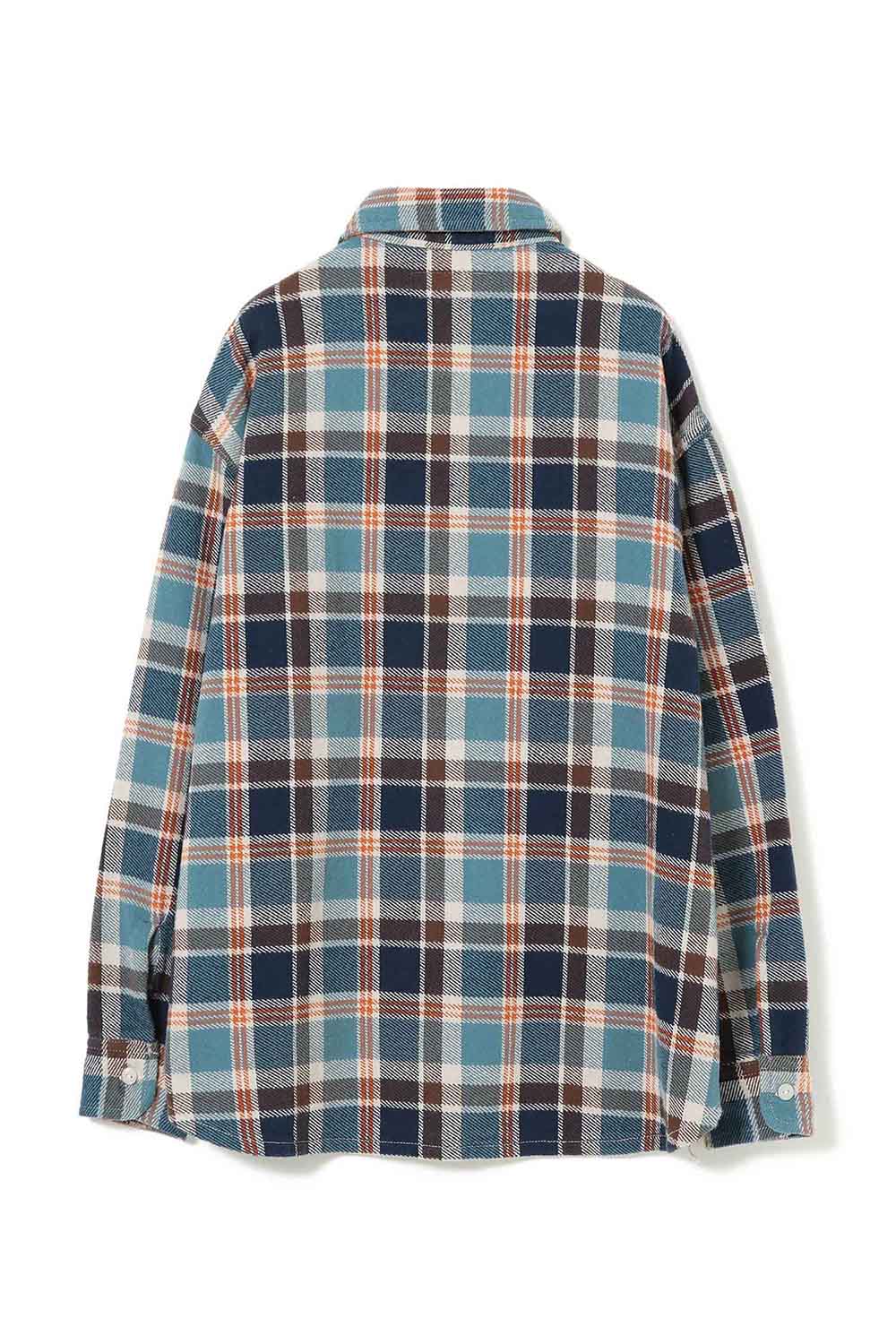 Boy Workcheck Shirt - Blue