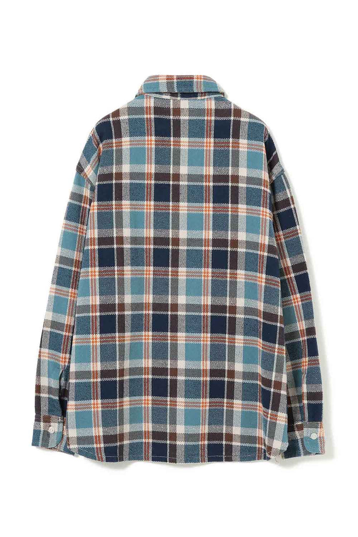 Boy Workcheck Shirt - Blue