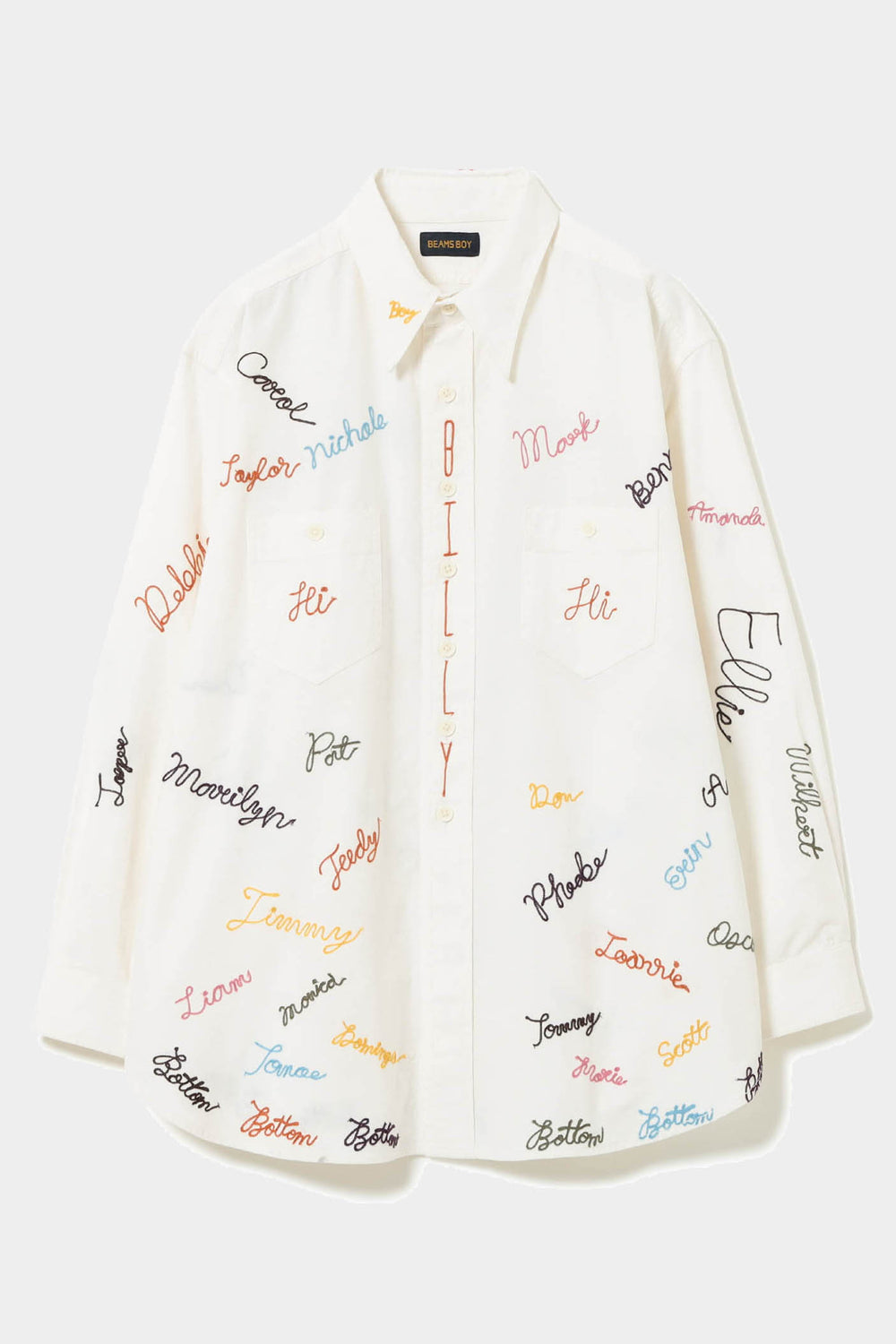 Embroidery Work Shirt - Off White (PRE-ORDER) - Frontiers Woman