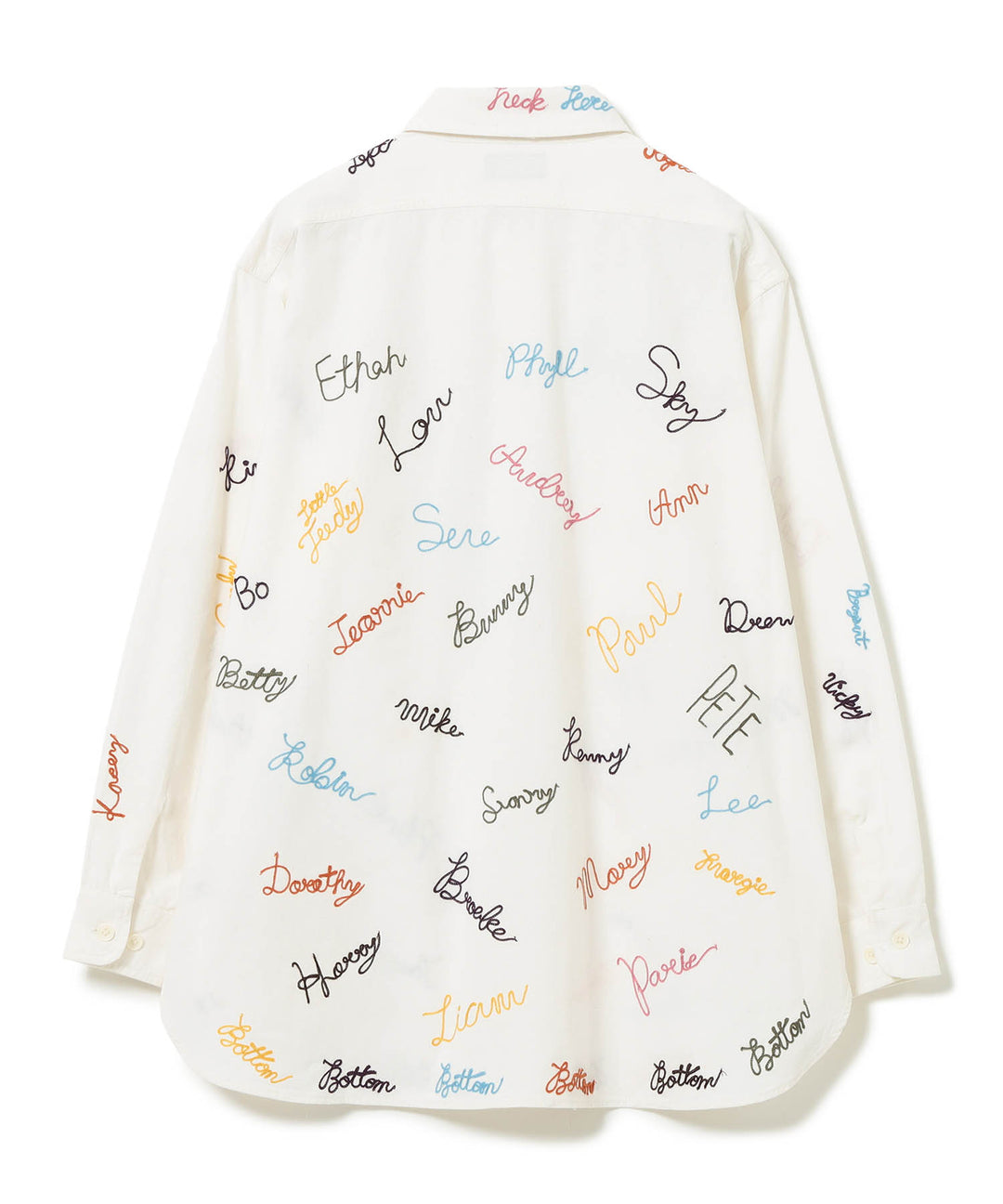 Embroidery Work Shirt - Off White (PRE-ORDER) - Frontiers Woman