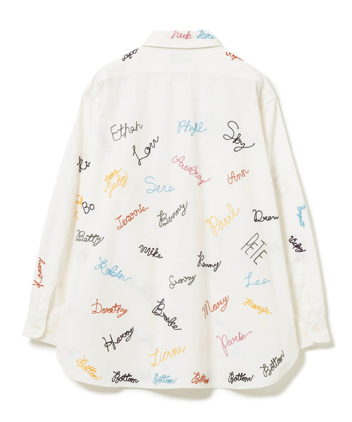 Embroidery Work Shirt - Off White (PRE-ORDER) - Frontiers Woman