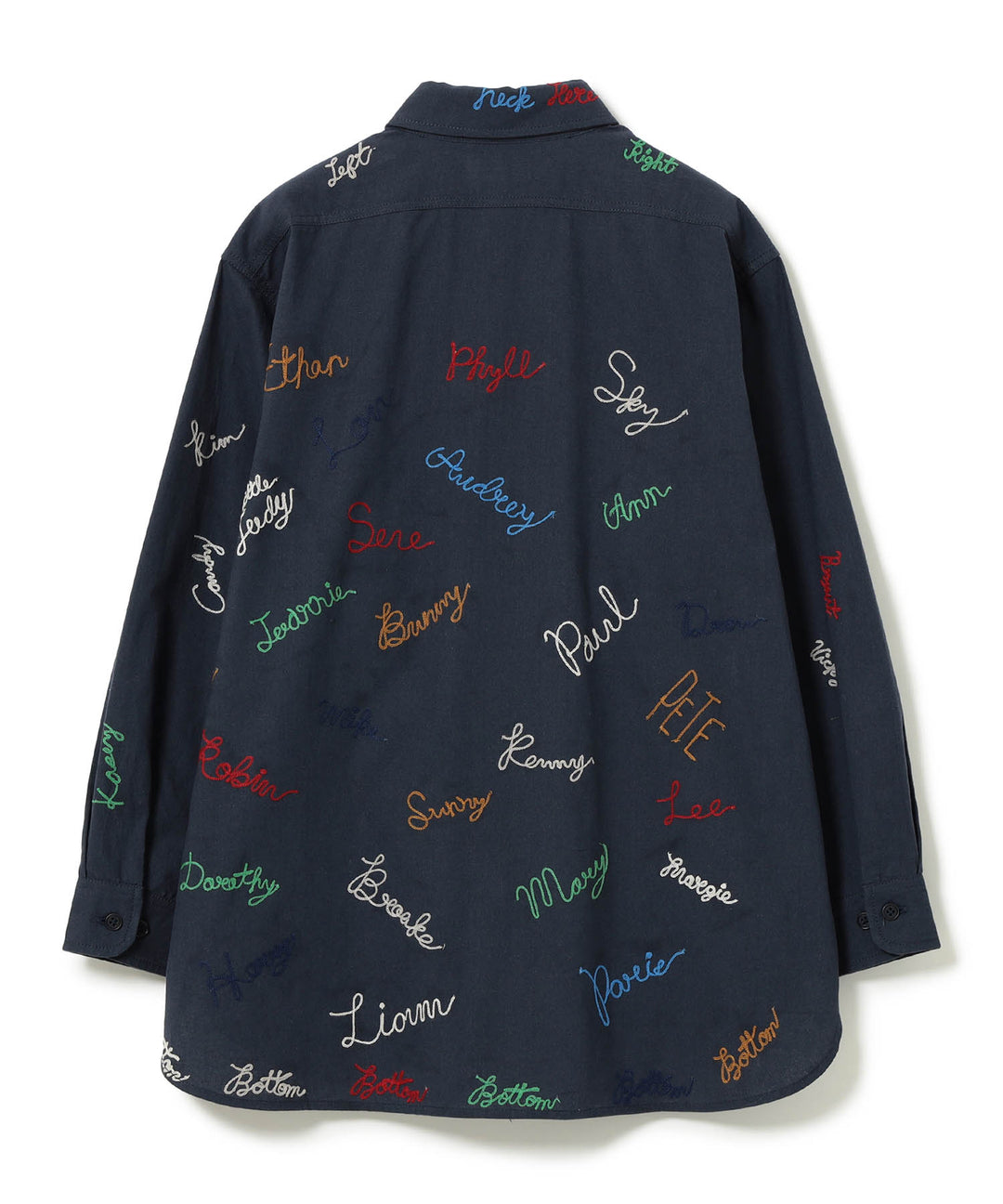 Embroidery Work Shirt - Navy (PRE-ORDER) - Frontiers Woman