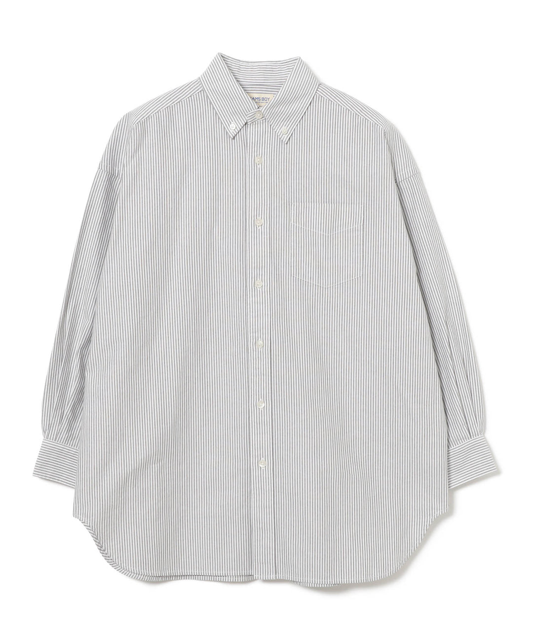 Beams Boy Big BD Shirt - Brown Stripe