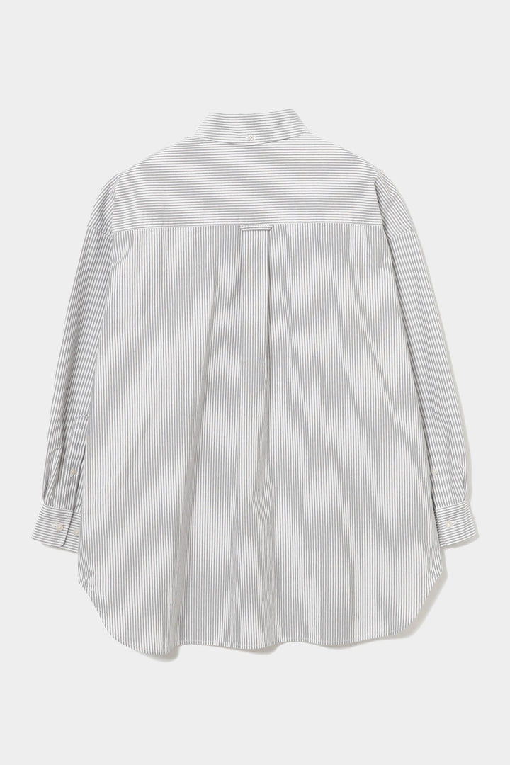 Beams Boy Big BD Shirt - Brown Stripe