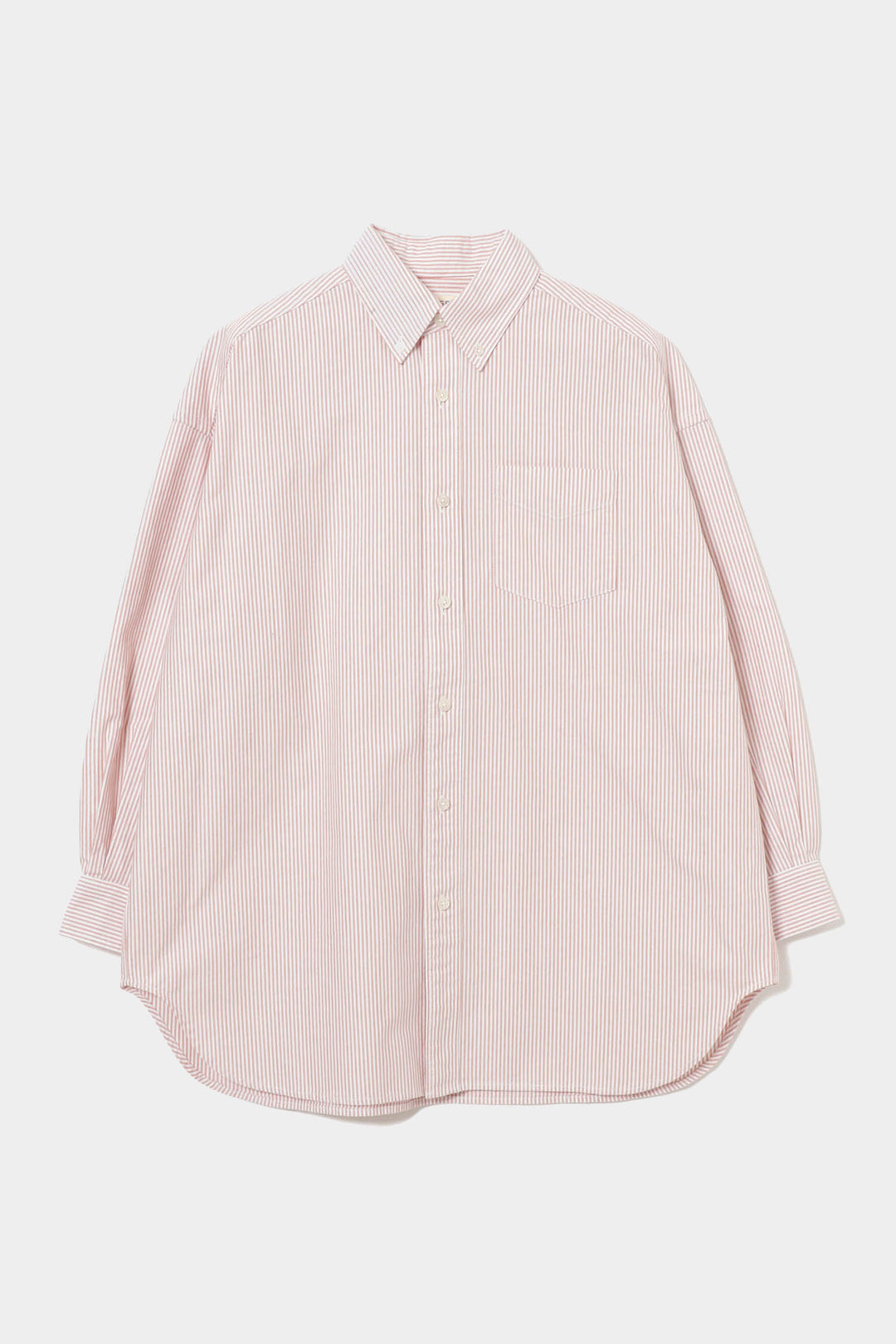 Beams Boy Big BD Shirt - Orange Stripe