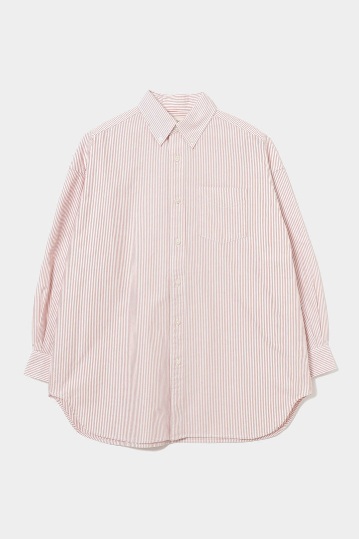 Beams Boy Big BD Shirt - Orange Stripe