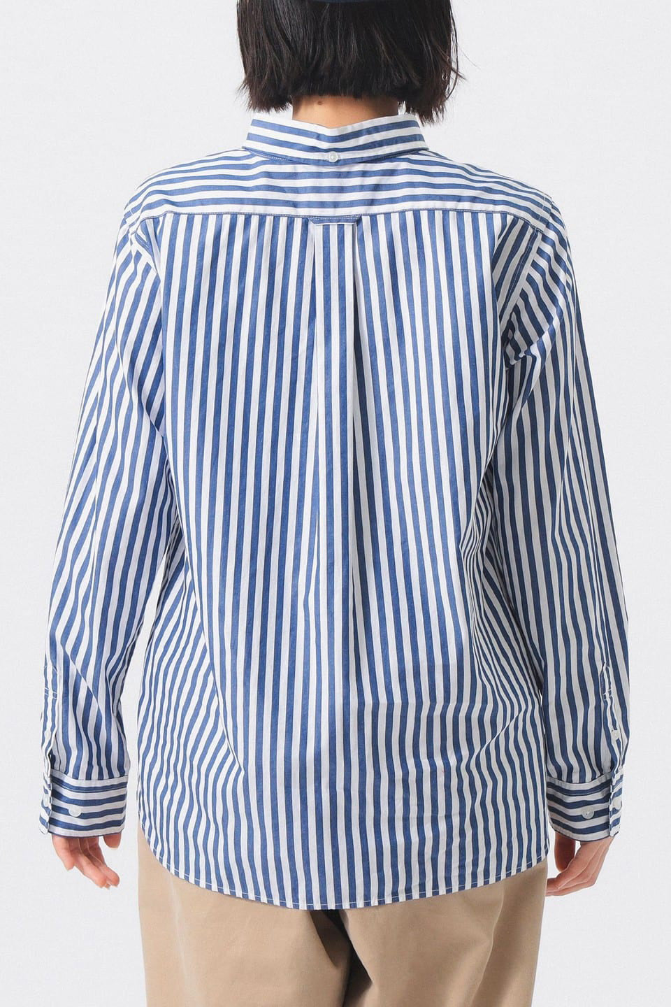 London Stripe Button Down Shirt - Navy