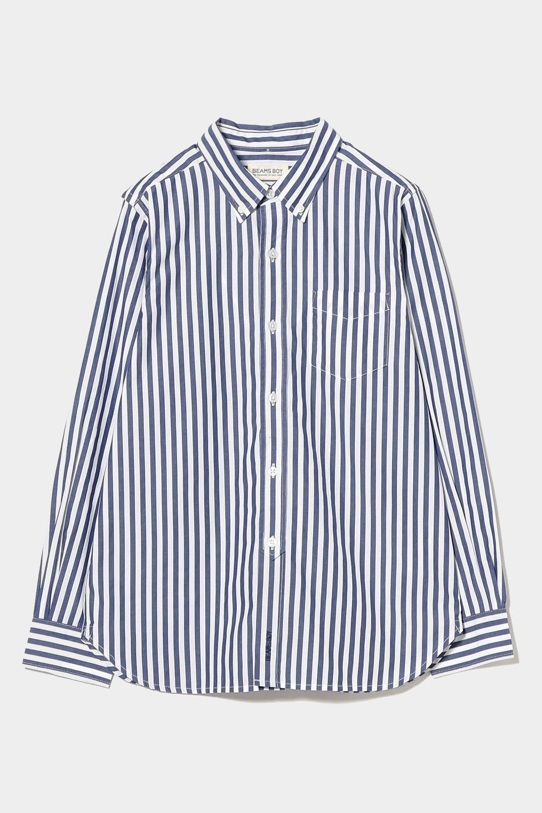 London Stripe Button Down Shirt - Navy
