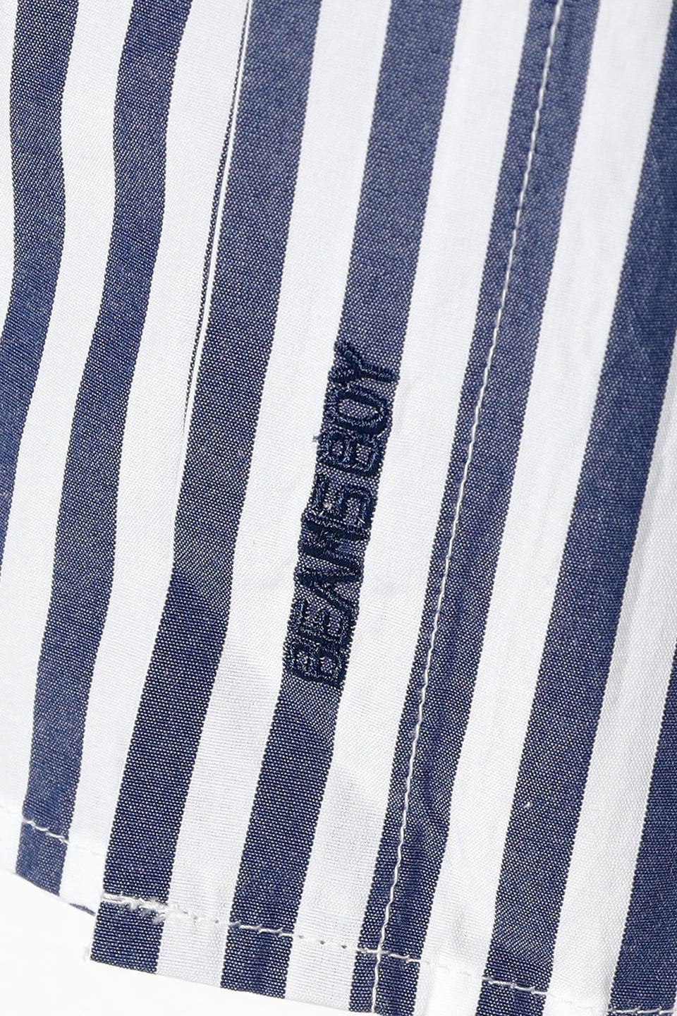 London Stripe Button Down Shirt - Navy